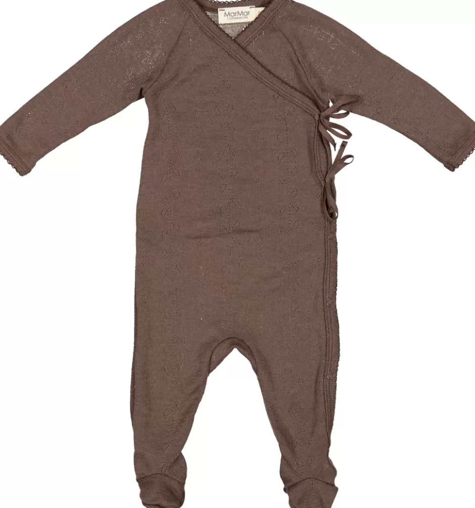 Outlet Rubetta, Wool Pointelle Romper Rompers