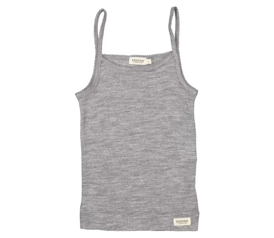 Hot Strap Vest, Wool Pointelle Vest Top Underwear