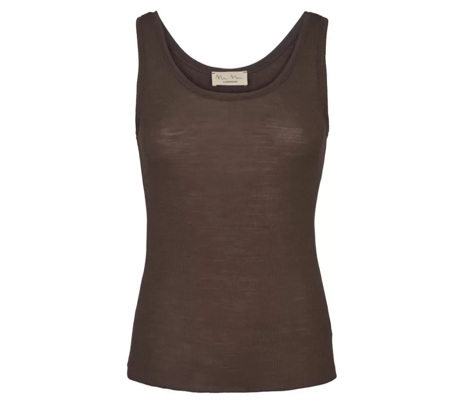 Best Sale Tevo W, Wool Rib Vest Top Wool